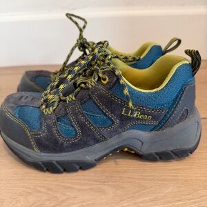 L.L. Bean boys shoes 2 hiking boots outdoor trail sneakers